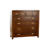 Chest of drawers DKD Home Decor Brown Golden Acacia Natural Colonial 110 x 40,5 x 110 cm-0