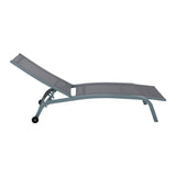 Sun-lounger DKD Home Decor PVC Aluminium (187,5 x 64 x 97 cm)-2