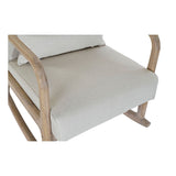 Armchair DKD Home Decor Beige Natural Rubber wood Sixties 66 x 85 x 81 cm-6