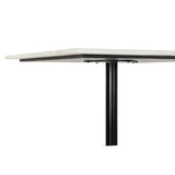Dining Table DKD Home Decor 70 x 70 x 81 cm Marble Iron-3