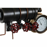 Wall Clock DKD Home Decor Black Red Iron Golden (2 pcs) (46 x 13 x 58 cm)-2