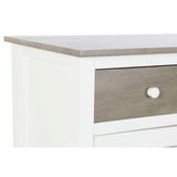 Chest of drawers DKD Home Decor White Grey Crystal Poplar Cottage 80 x 40 x 85 cm-5
