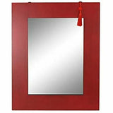 Wall mirror DKD Home Decor Black Red Oriental 70 x 2 x 90 cm-1