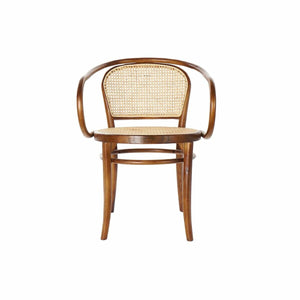 Dining Chair DKD Home Decor Brown Rattan Elm wood (58 x 58 x 79.5 cm)-0