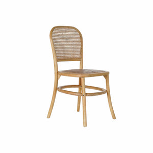 Dining Chair DKD Home Decor Multicolour Natural 48 x 45 x 85 cm 44 x 49 x 87 cm-0