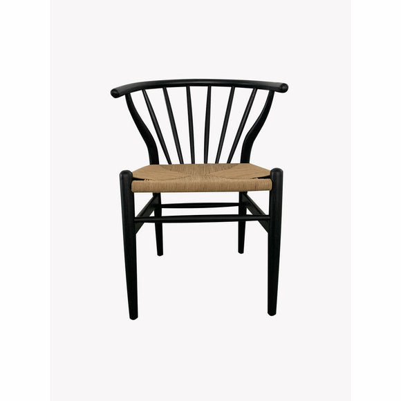 Dining Chair DKD Home Decor Black Multicolour 57 x 47 x 80 cm-0