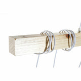 Ceiling Light DKD Home Decor Black Metal Wood White 220 V 50 W (100 x 7 x 160 cm) (2 pcs)-1