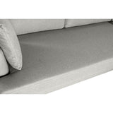 Chaise Longue Sofa DKD Home Decor Grey Polyester Metal (240 x 160 x 85 cm)-8