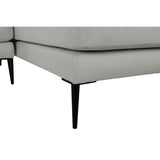 Chaise Longue Sofa DKD Home Decor Grey Polyester Metal (240 x 160 x 85 cm)-6