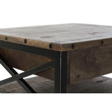 Lift-Top Coffee Table DKD Home Decor 116 x 74 x 44 cm Metal Mango wood-5
