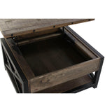Lift-Top Coffee Table DKD Home Decor 116 x 74 x 44 cm Metal Mango wood-3