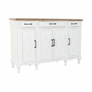 Sideboard DKD Home Decor   White Brown Pinewood Plastic 160 x 42 x 105 cm-0