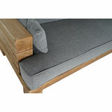 Sofa DKD Home Decor Natural Grey Polyester Aluminium Recycled Wood (224 x 95 x 82 cm)-7