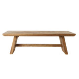 Centre Table DKD Home Decor Natural Recycled Wood 130 x 70 x 40 cm-2