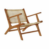 Armchair DKD Home Decor MB-182316 Natural Light brown Teak 69 x 78 x 68 cm-0