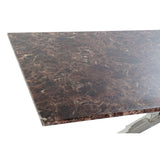 Dining Table DKD Home Decor Marble Steel (180 x 90 x 76 cm)-7
