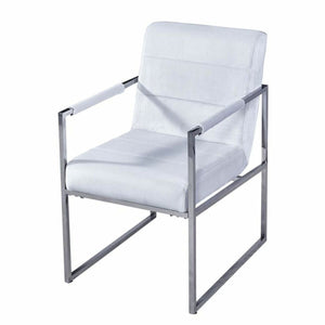 Armchair DKD Home Decor White Steel Plastic 75 x 57 x 92 cm-0