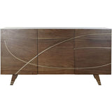 Sideboard DKD Home Decor Dark brown Acacia 145 x 41 x 76 cm-2