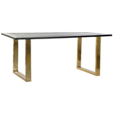 Dining Table DKD Home Decor 180 x 89 x 75 cm Metal Mango wood-0