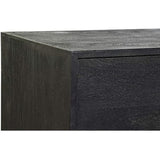 Sideboard DKD Home Decor Black Golden Mango wood 145 x 41 x 77 cm-3