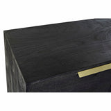 Sideboard DKD Home Decor Black Golden Mango wood 145 x 41 x 77 cm-1