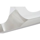 Dining Table DKD Home Decor Crystal Transparent White MDF Wood (160 x 90 x 75 cm)-4