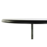 Side table DKD Home Decor 8424001831456 60 x 60 x 105 cm Natural Black Metal Wood-4