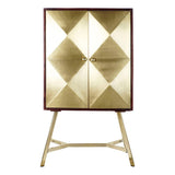 Sideboard DKD Home Decor Golden Dark brown Acacia Mango wood 84 x 43 x 156,5 cm-1