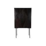 Sideboard DKD Home Decor Black Dark brown Metal Mango wood 84 x 43 x 153,5 cm-7