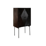 Sideboard DKD Home Decor Black Dark brown Metal Mango wood 84 x 43 x 153,5 cm-8