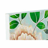 Canvas DKD Home Decor Multicolour Flowers 80 x 4 x 120 cm (1 Unit)-2
