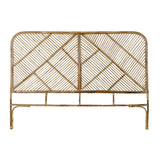 Headboard DKD Home Decor Natural Rattan 175 x 3 x 130 cm-0