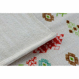 Carpet DKD Home Decor 160 x 230 x 0,4 cm Polyester White Ikat Boho (2 Units)-4