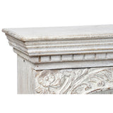 TV furniture DKD Home Decor 8424001858347 Metal White Mango wood 160 x 40 x 65 cm-4