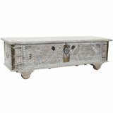 Chest DKD Home Decor 8424001858361 Paolownia wood White Brass Mango wood 146 x 40 x 45 cm-0