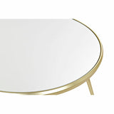 Centre Table DKD Home Decor Mirror Steel (83,5 x 83,5 x 40 cm)-1