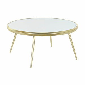 Centre Table DKD Home Decor Mirror Steel (83,5 x 83,5 x 40 cm)-0