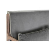 2-Seater Sofa DKD Home Decor Grey Rubber wood Velvet 122 x 85 x 74 cm-7