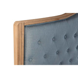 Headboard DKD Home Decor Blue Wood Rubber wood 180 x 8 x 135 cm-2