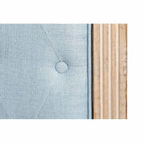 Headboard DKD Home Decor Blue Natural Wood Rubber wood 160 x 6 x 120 cm-1