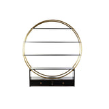 Shelves DKD Home Decor Black Golden Metal Poplar 160 x 35 x 180 cm-2