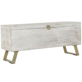 Chest DKD Home Decor Wood Metal (116 x 40 x 50 cm)-0