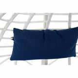 Hanging garden armchair DKD Home Decor Navy Blue White Aluminium synthetic rattan 90 x 70 x 110 cm (107 x 107 x 198 cm)-1