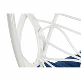 Hanging garden armchair DKD Home Decor Navy Blue White Aluminium synthetic rattan 90 x 70 x 110 cm (107 x 107 x 198 cm)-3