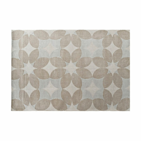 Carpet DKD Home Decor Beige Polyester Circles (160 x 230 x 0.9 cm)-0