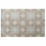 Carpet DKD Home Decor Beige Polyester Circles (200 x 290 x 0.9 cm)-0