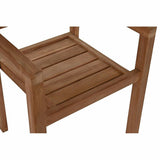 Garden chair DKD Home Decor Brown Teak 58 x 48 x 91 cm (58 x 48 x 91 cm)-2