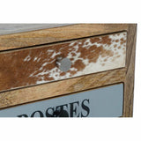 Chest of drawers DKD Home Decor Metal Mango wood (45 x 35 x 120 cm)-5