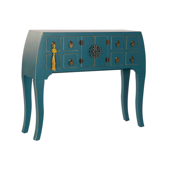 Console DKD Home Decor Blue Fir MDF Wood 98 x 26 x 80 cm-0