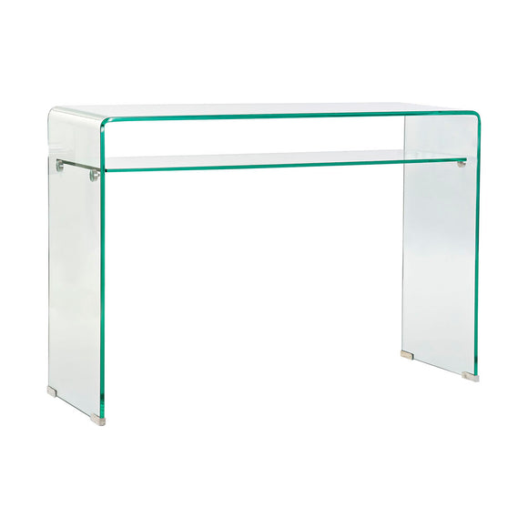 Console DKD Home Decor Transparent 110 x 35 x 75 cm Tempered Glass-0